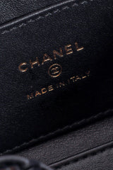 Chanel Mini Nano Kelly Leather Bag foil signature @recess la