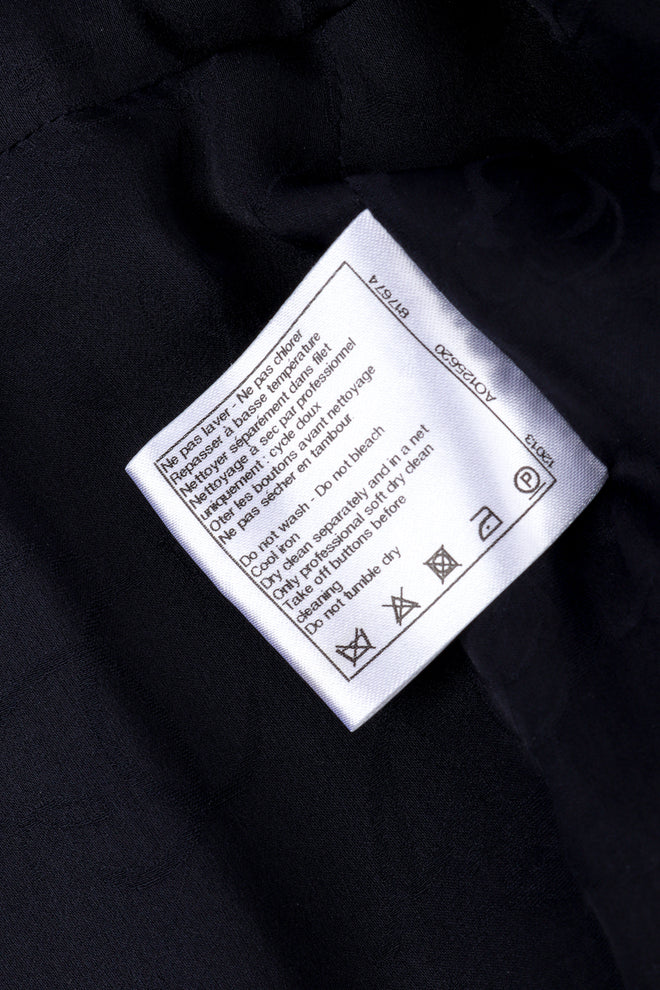 Woven Wool Knit Jacket by Chanel  fabric tag @recessla