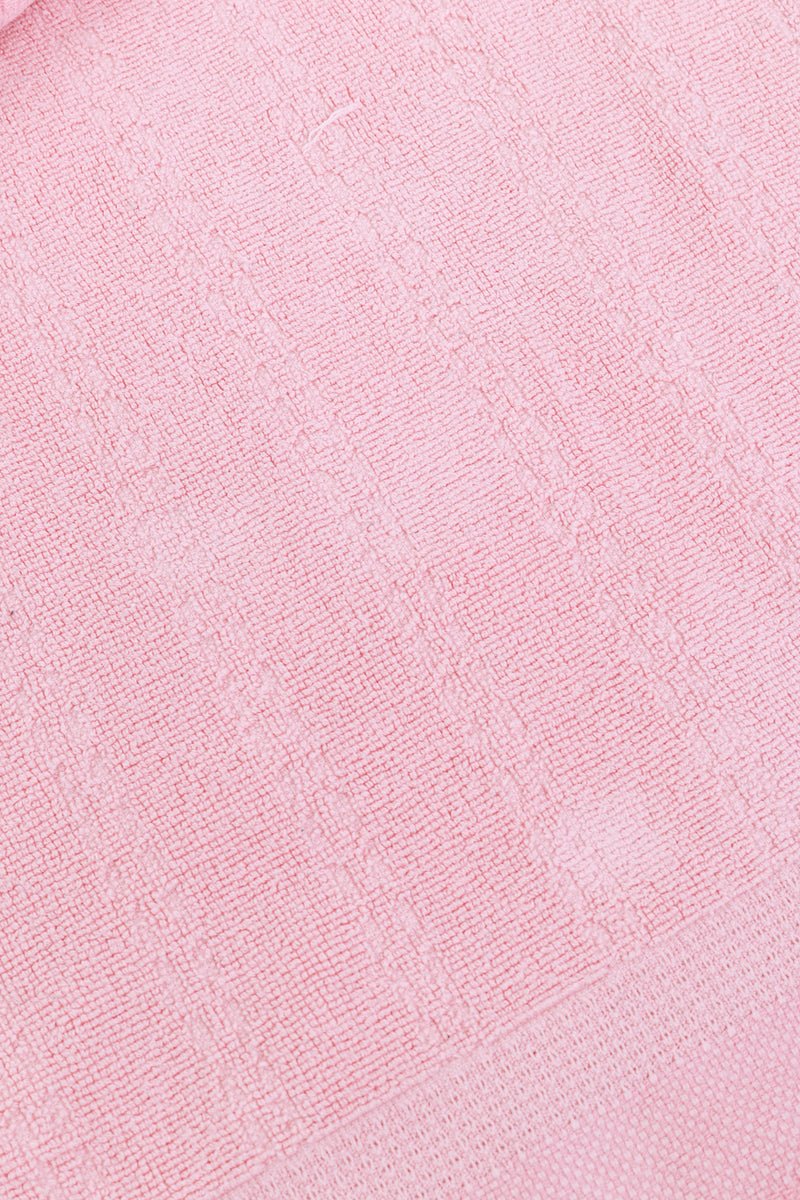 Chanel Baby Pink Terry Cotton Logo Towel damage @RECESS LA