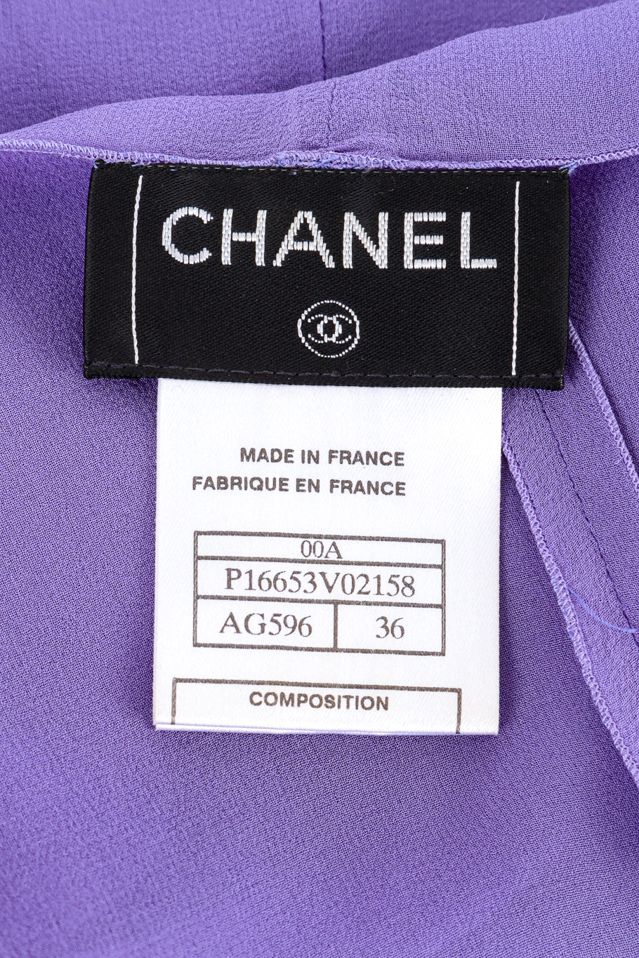 Vintage 2000 F/W Crystal Jumpsuit Tunic Set label detail @RECESS LA