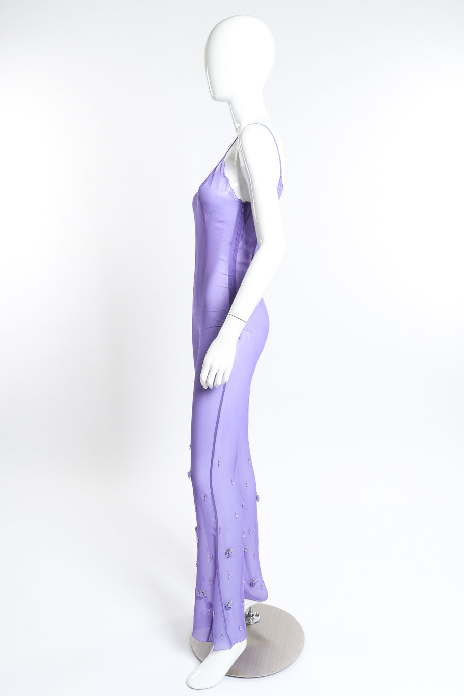 Vintage 2000 F/W Crystal Jumpsuit Tunic Set jumpsuit side mannequin @RECESS LA