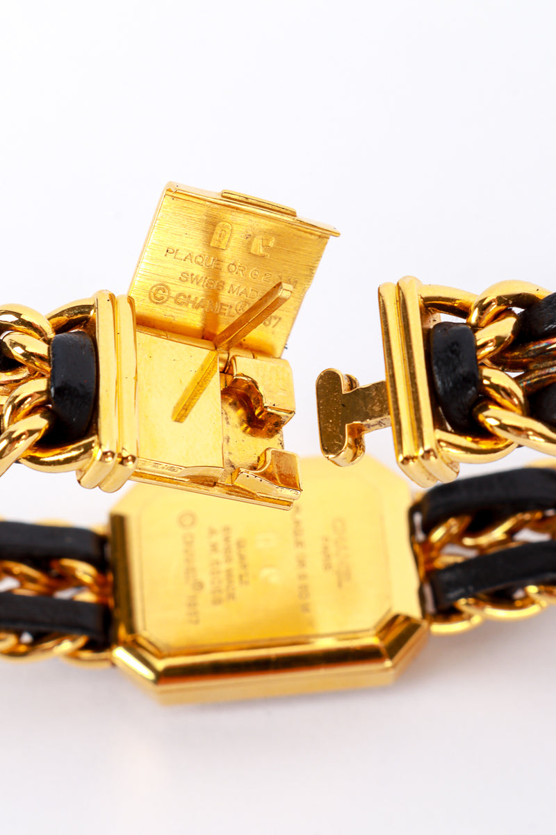 Premier Chain Bracelet Watch by Chanel clasp detail @RECESS LA