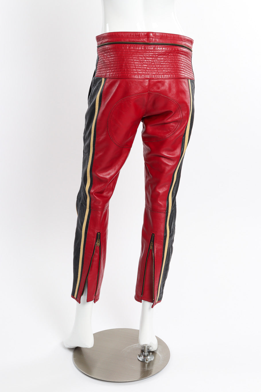2016 F/W Leather Moto Pant by Chloe on mannequin back @recessla