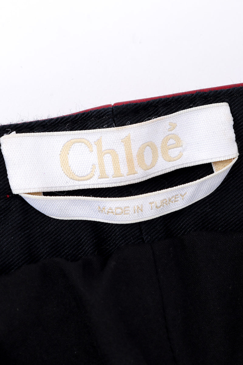 Chloé 2016 F/W Leather Moto Pant – Recess