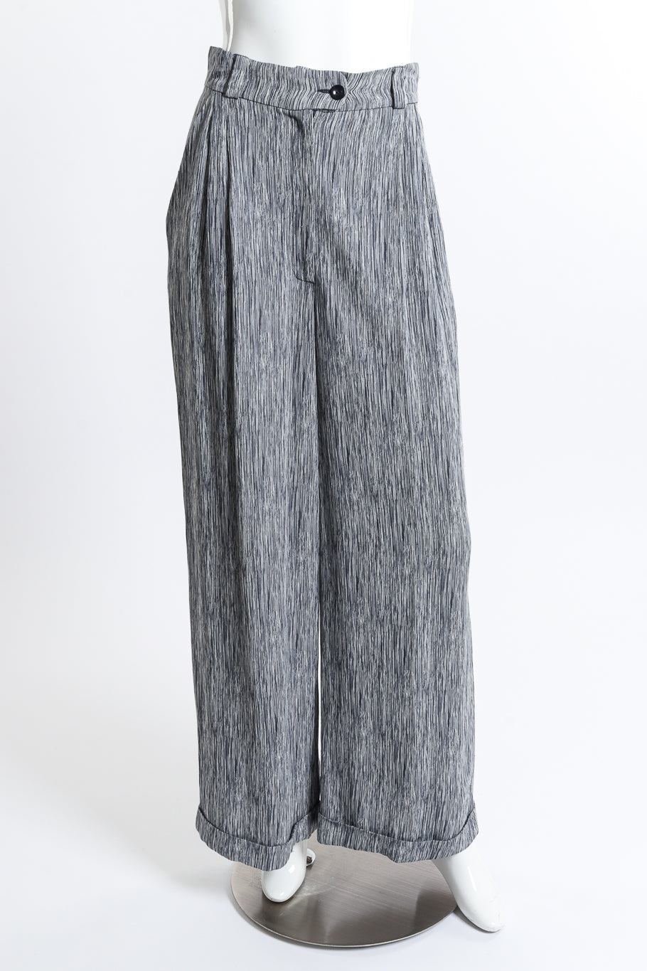 Chloé Woodgrain Stripe Jacket & Pant Set pant front on mannequin @recess la