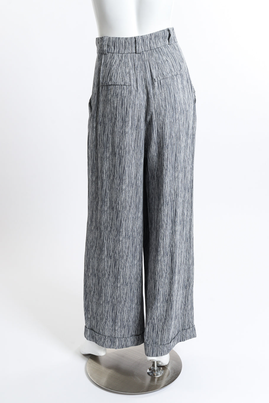 Chloé Woodgrain Stripe Jacket & Pant Set pant back on mannequin @recess la