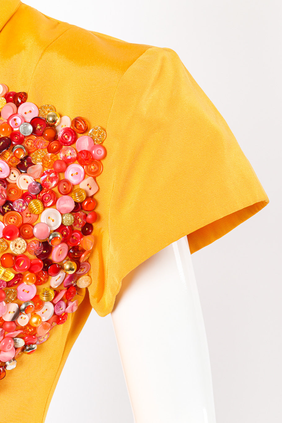 Embellished jacket top by Claude Pétin on mannequin sleeve @recessla