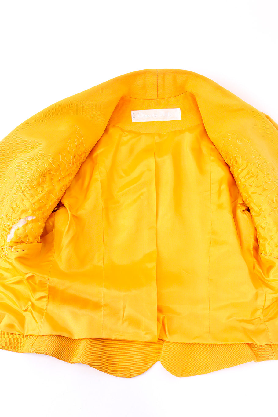 Embellished jacket top by Claude Pétin lining @recessla