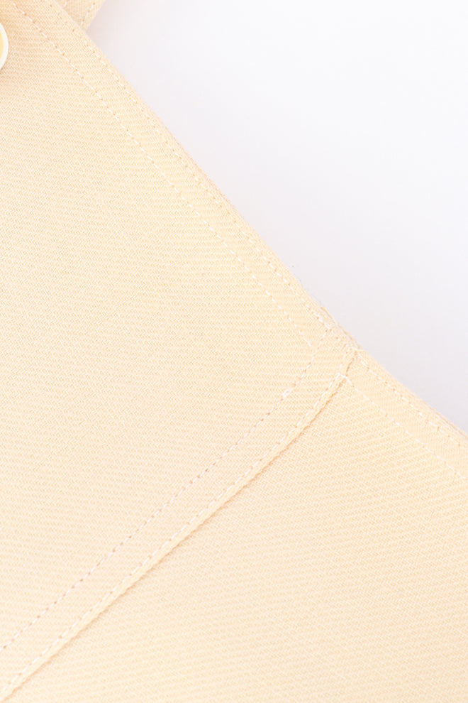 Courrèges Buttercream Pinafore Wool Dress pull @RECESS LA