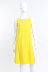 Courrèges Sunshine Yellow Pinafore Dress on mannequin @RECESS LA