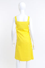 Courrèges Sunshine Yellow Pinafore Dress on mannequin @RECESS LA