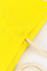 Courrèges Sunshine Yellow Pinafore Dress mark @RECESS LA