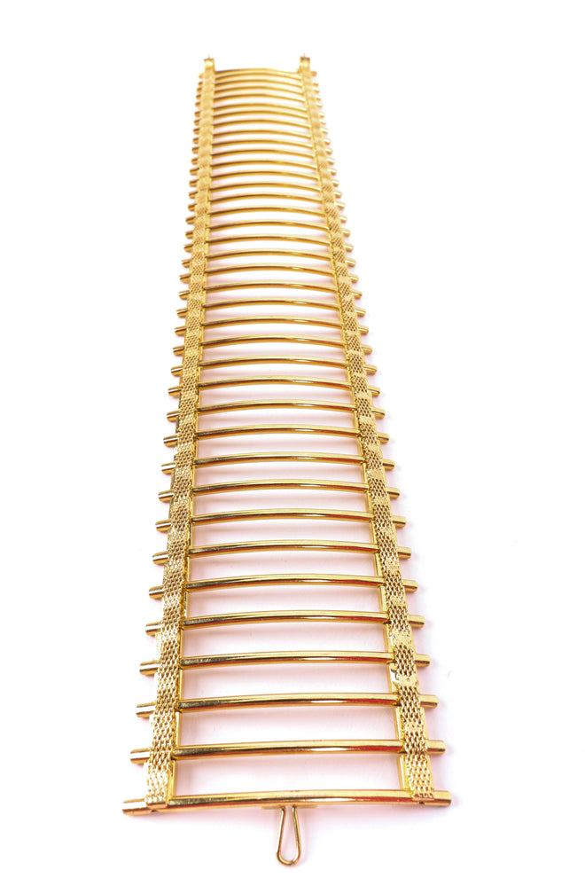 Vintage Wide Cage Choker back extended @recessla