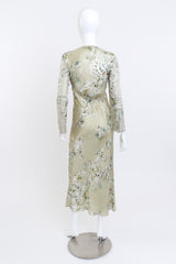 Calvin Klein Flower Blossom Print Maxi Dress back on mannequin @recess la