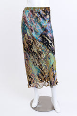 Carter Smith & Teri Shibori Silk Burnout Midi Skirt on mannequin @RECESS LA