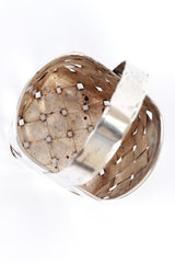 Cartier Sterling Woven Basket III tarnish detail @RECESS LA