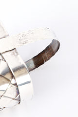 Cartier Sterling Woven Basket III tarnish detail @RECESS LA