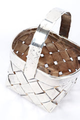 Cartier Sterling Woven Basket III handle detail @RECESS LA