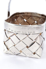 Cartier Sterling Woven Basket III stamp @RECESS LA