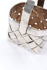 Cartier Sterling Woven Basket III tarnish detail @RECESS LA