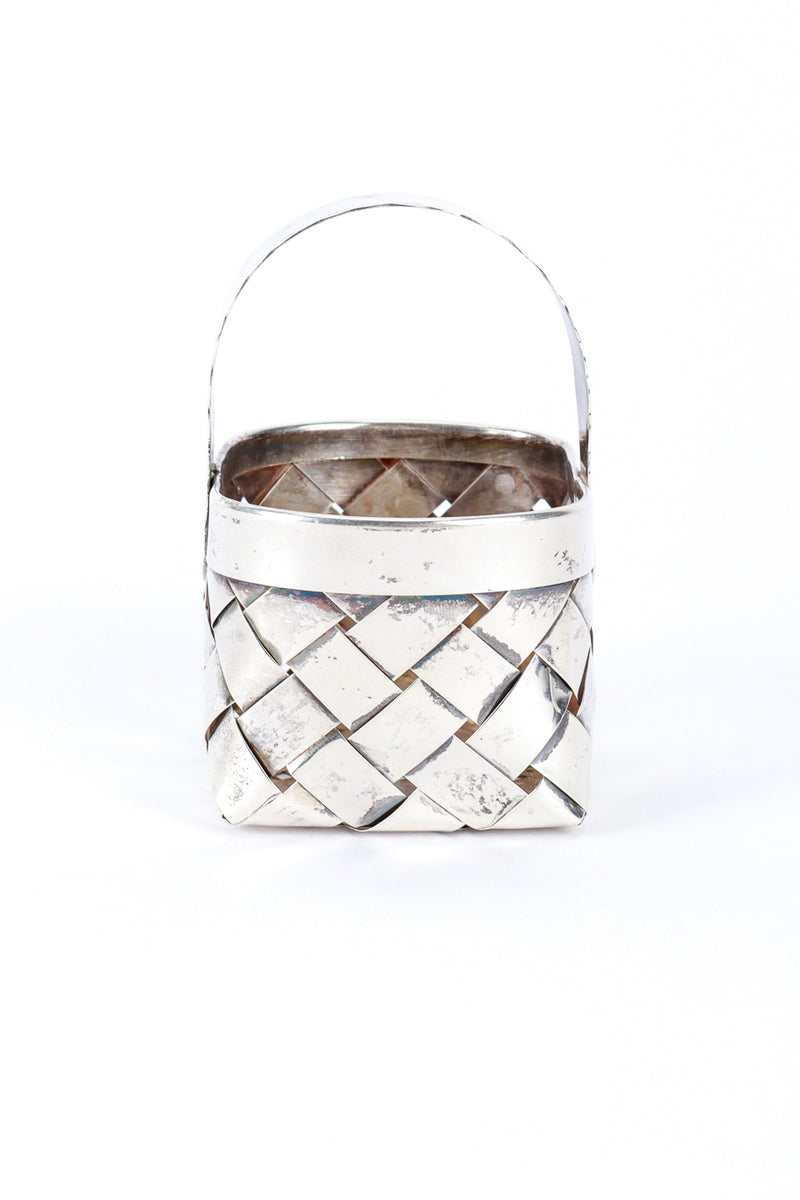 Cartier Sterling Woven Basket III side @RECESS LA