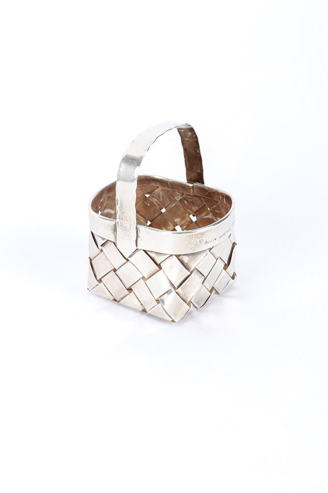 Cartier Sterling Woven Basket IV @RECESS LA