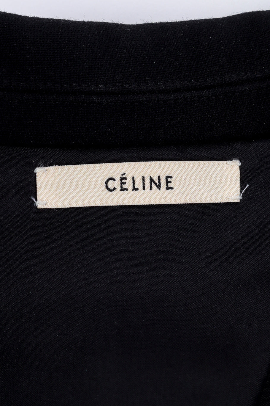 2014 S/S Eyelet Coat by Céline label close @recessla