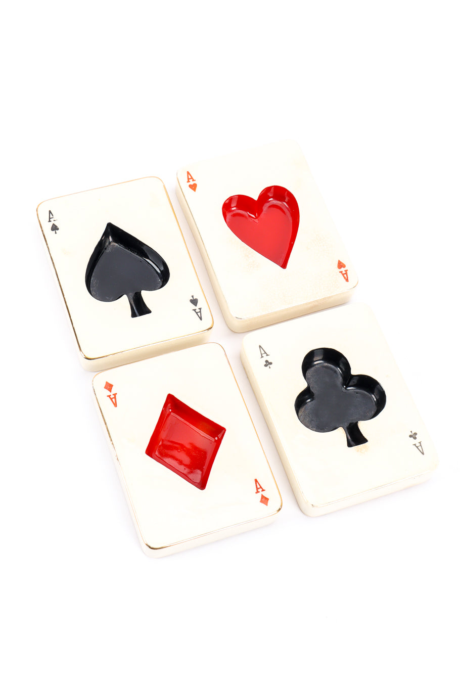 Aces Card Suit Tray Set on white background @recessla
