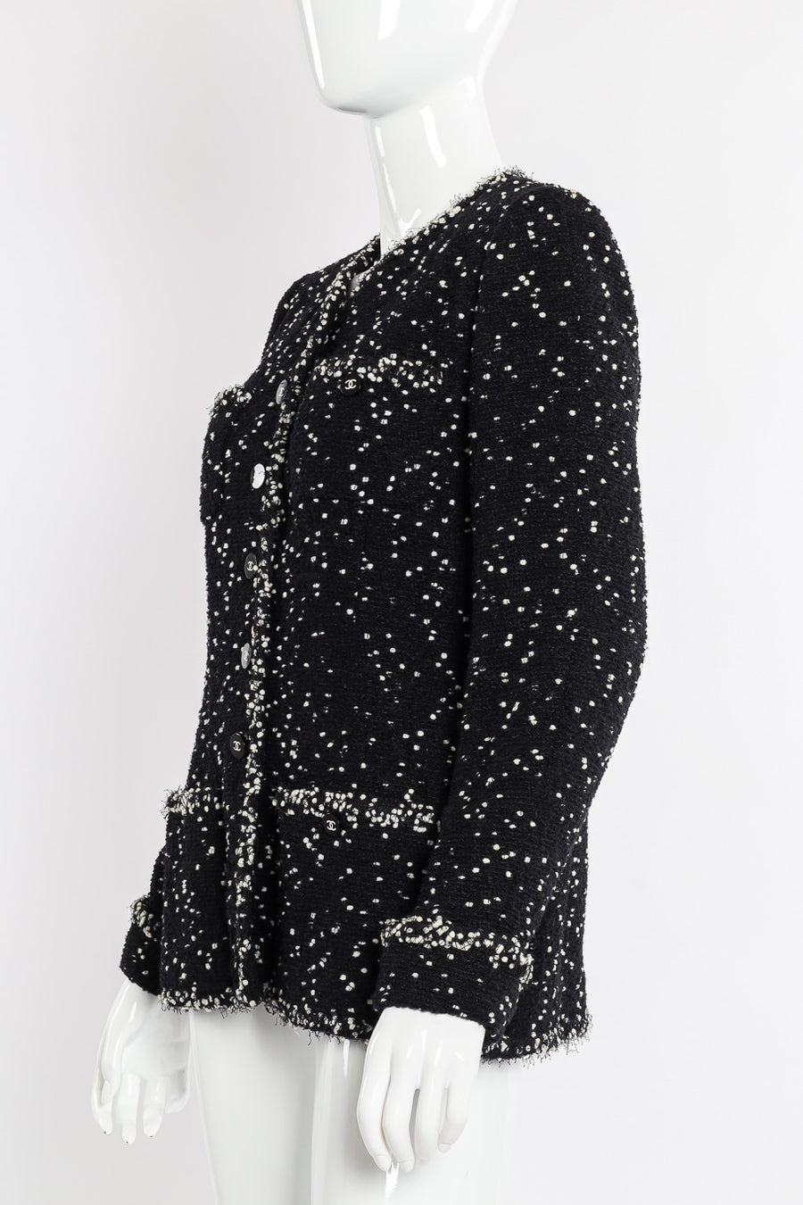Vintage Chanel 1995 A/W Tweed Bouclé Jacket – Recess
