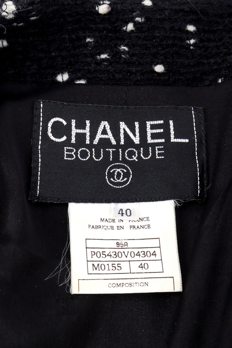 Chanel jacket label Outlet