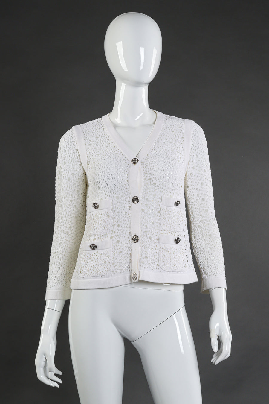 Vintage Chanel 2005 A/W Hole Cardigan – Recess
