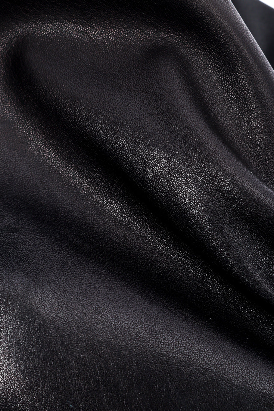 Vintage Charles Jourdan Leather Rhinestone Jacket leather closeup @recessla