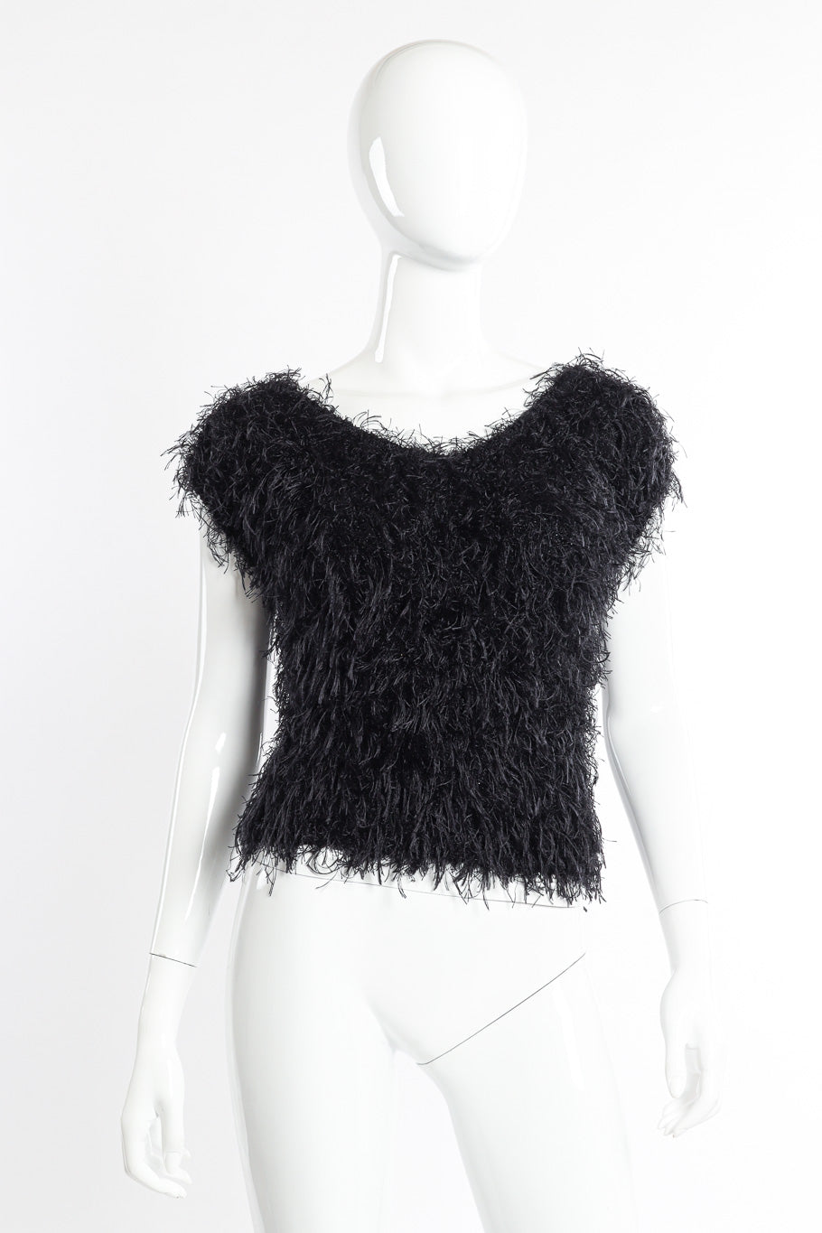 Shaggy Knit Top by Christian Dior on mannequin @recessla