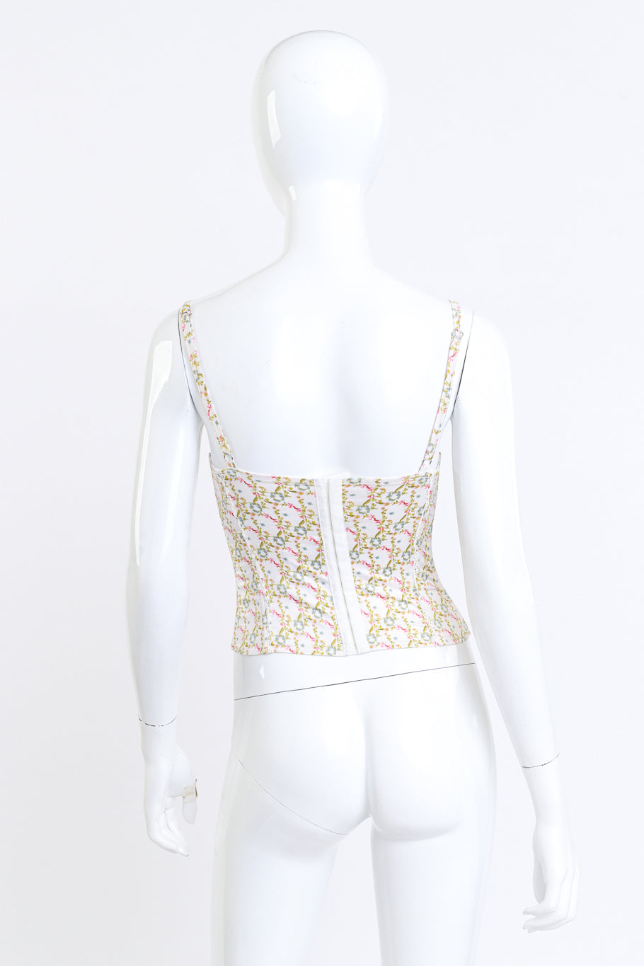 Floral Bustier by Christian Dior on mannequin back @recess la