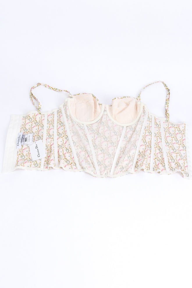 Floral Bustier by Christian Dior lining @recess LA