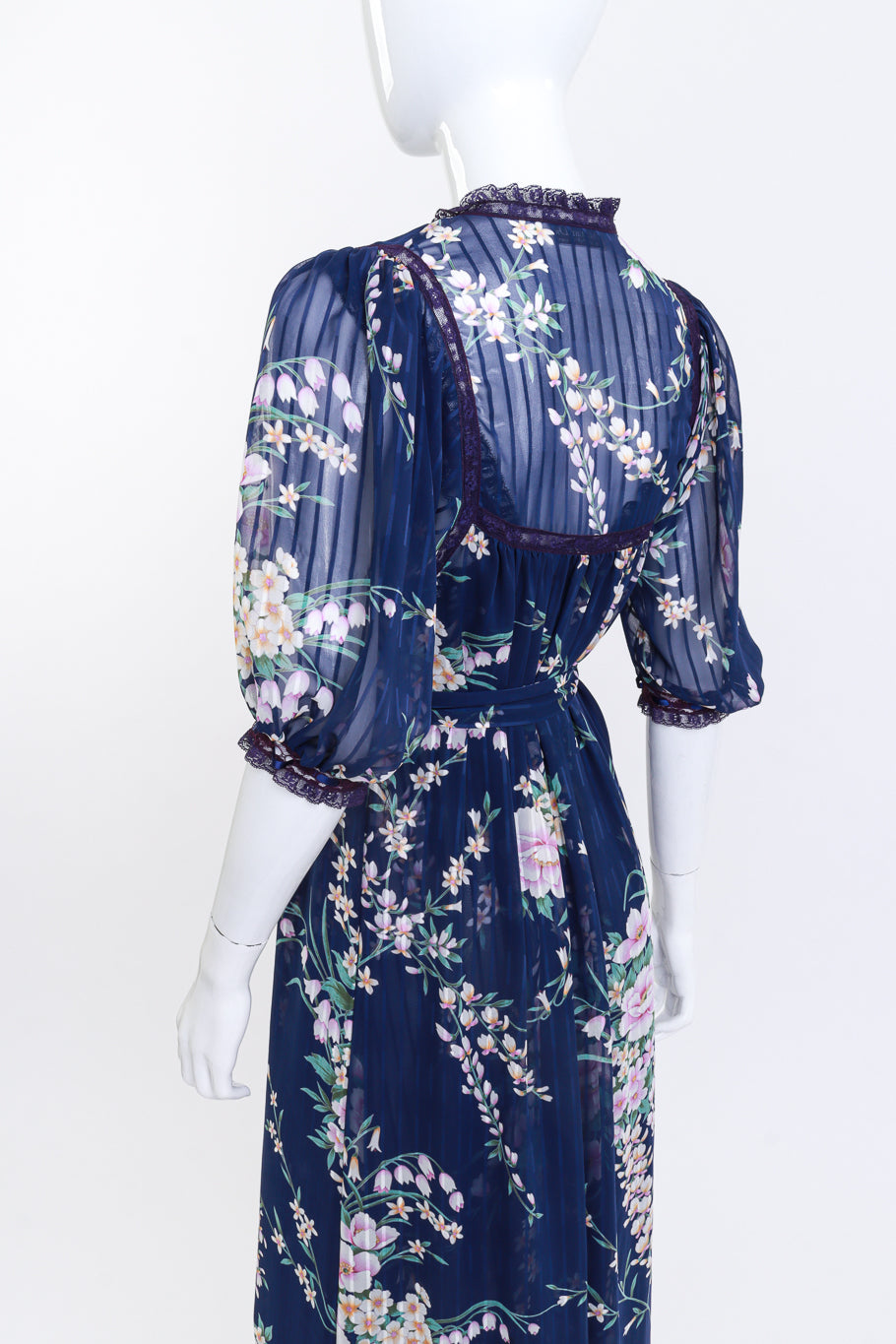 Nightgown & Robe Set by Christian Dior on mannequin back close @recessla