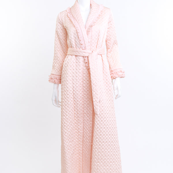 Quilted satin robe best sale