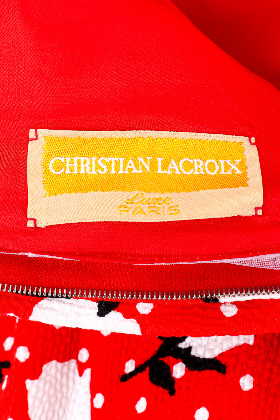 Floral dot full skirt by Christian La Croix label @recessla