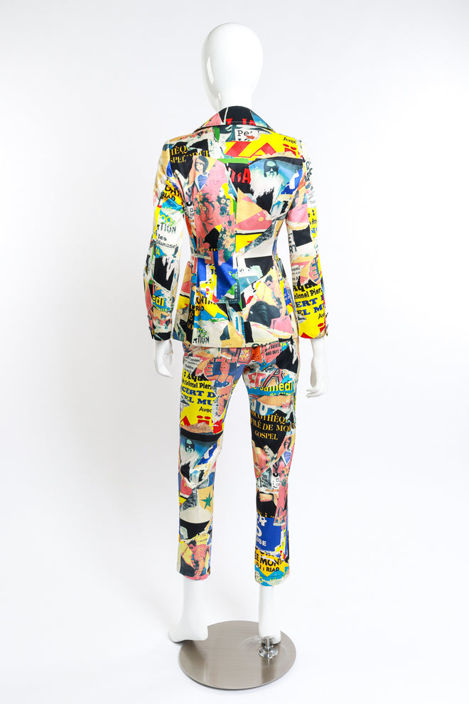 Christian Lacroix Pop Art Pant Suit back on mannequin @RECESS LA