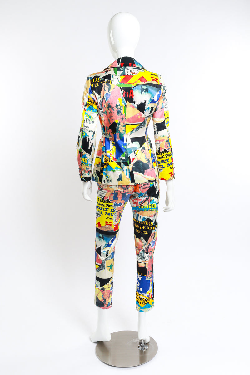 Christian Lacroix Pop Art Pant Suit back on mannequin @RECESS LA