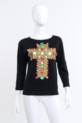 Christian Lacroix 1988 F/W Byzantine Cross Bejeweled Top mannequin @RECESS LA