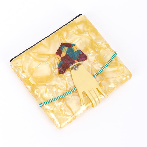 Vintage Pearlescent Celluloid Cigarette Case – Recess