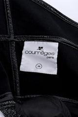 Courréges Criss Cross Vinyl Mini Dresslabel @recess la