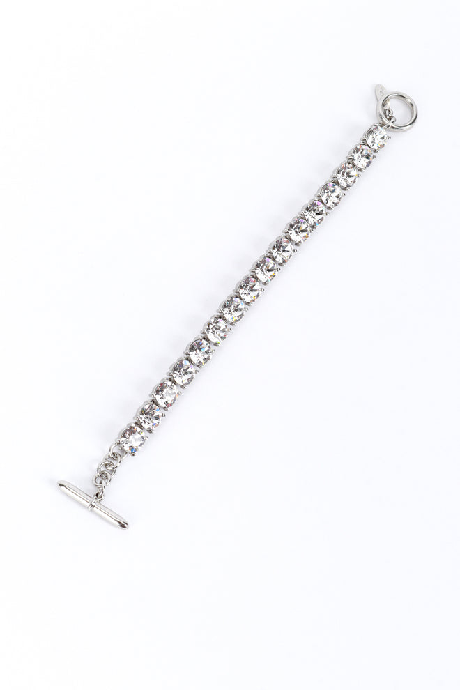 Vintage Oscar de la Renta Crystal Link Bracelet flat @RECESS LA