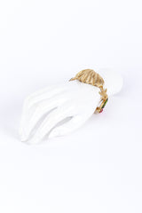 Oscar de la Renta Jeweled Seashell Bracelet on mannequin hand @recess la