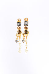 Vintage Oscar de la Renta Victoriana Hand Charm Drop Earrings @RECESS LA