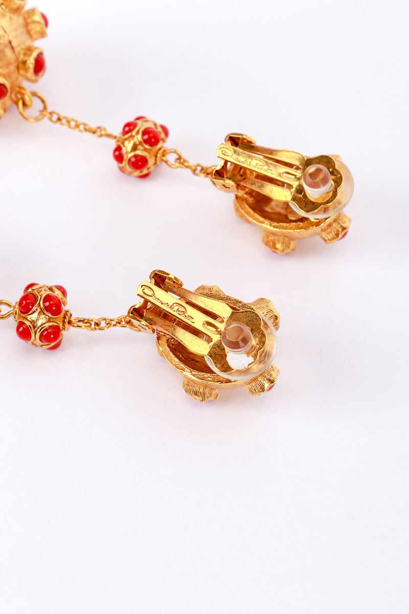 Vintage Oscar de la Renta Atomic Ball Drop Earrings make @RECESS LA