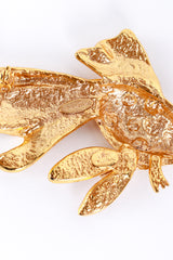 Vintage Oscar de la Renta Fantail Goldfish Brooch cartouche @recess la