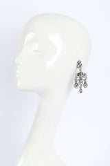 Vintage Oscar de la Renta Teardrop Chandelier Earrings worn @RECESS LA