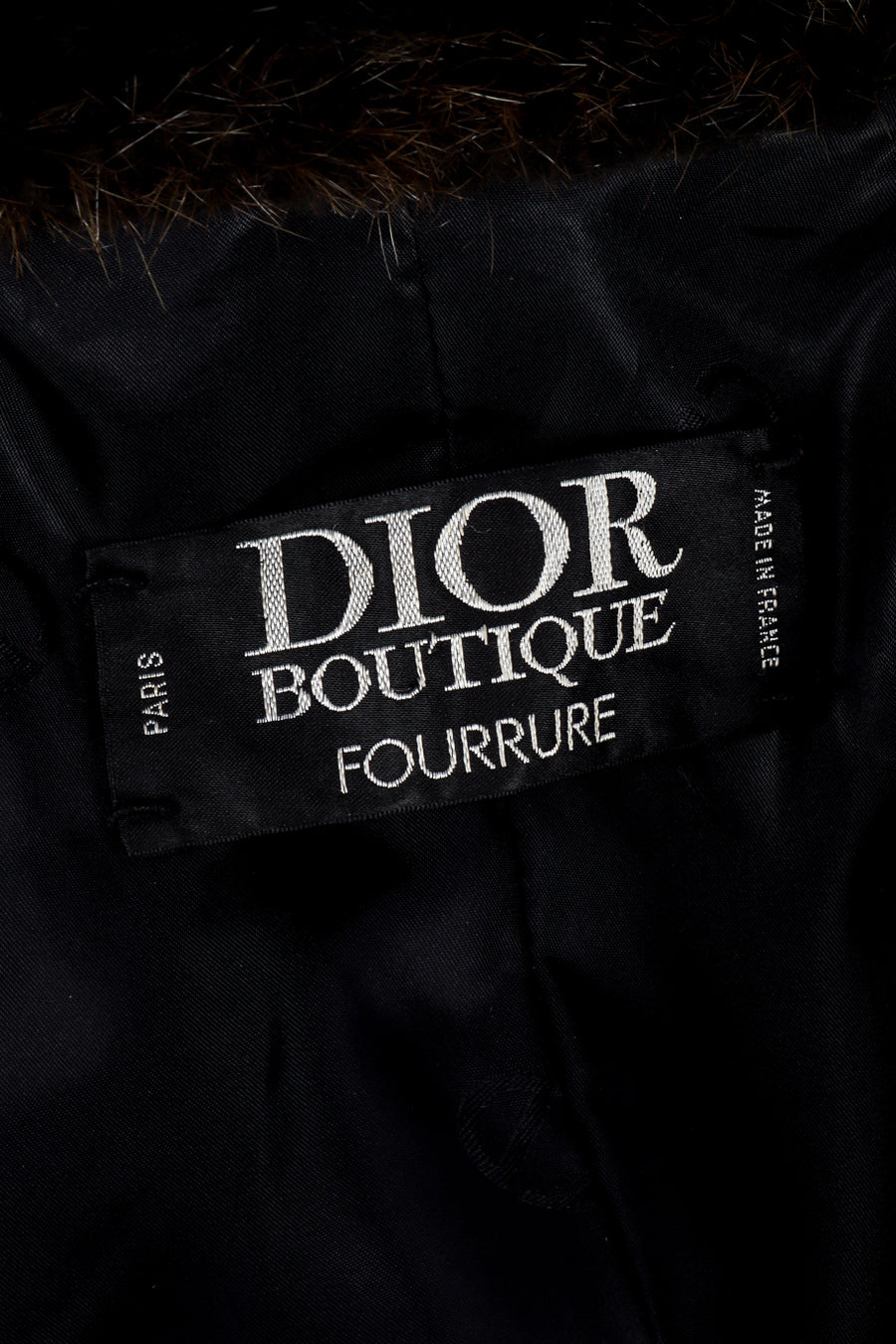 Vintage Christian Dior Long Fur Coat – Recess